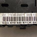 Skoda Fabia 6Y `05 benzīna spidometra spidometra spidometra instrumentu klasteris 6Y0920871M