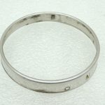 OEM BMW E34 E32 E24 E24 hromēts priekšējo lukturu hromēts gredzens 63128359493