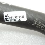 Oriģinālā Mercedes Benz C220d 651.921 Ūdens šļūtene dzesēšanas šķidruma šļūtene A2055013182