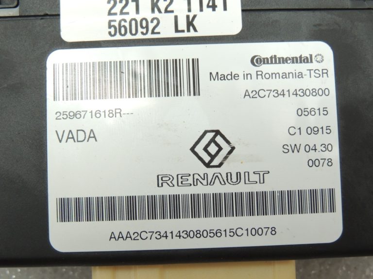 Renault Espace V MK5 JR Talisman KFD vadības bloka modulis TSR 259671618R