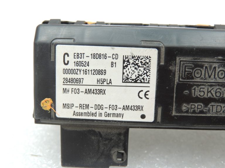 Ford Ranger P375 TKE tālvadības pults 433mhZ EB3T-18D816-CD
