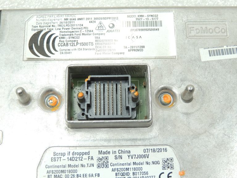 Ford Ranger P375 TKE Media Gateway modulis Sync II vadības bloks DS7T-14F239-CJ