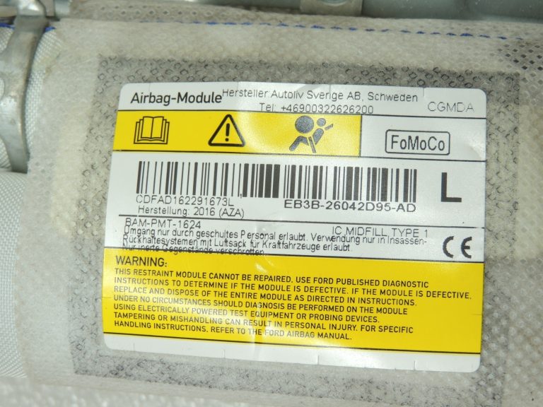 Ford Ranger P375 TKE Drošības SRS modulis kreisais EB3B-26042D95-AD