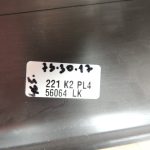 Renault Espace V MK5 JR B-pilona apdare kreisā apakšējā 769166027R Brown