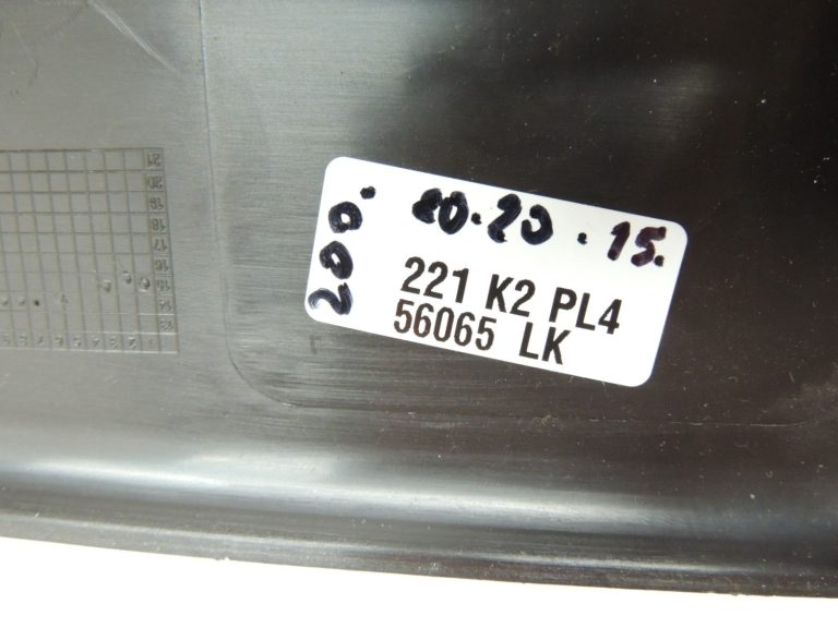 Renault Espace V MK5 JR C-apmales apdare kreisā apakšējā 769185320R Brown