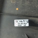 Oriģinālā Mercedes Benz W205 sedana bagāžnieka apakšējā paneļa aizmugurējā apdare