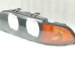 Oriģinālais BMW 5. sērijas E39 priekšējā luktura stikls priekšējais kreisais HELLA 145511-00