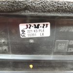 Opel Zafira C Astra K Astra J Iekštelpu apsildes gaisa cirkulācijas aizbīdnis Gaisa aizbīdnis 13279150
