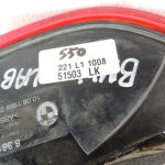 Oriģinālais BMW E39 Touring aizmugurējais lukturis aizmugurējais labais aizmugurējais lukturis 63218371328
