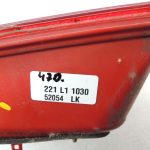 Chevrolet Lacetti J200 Hečbeks aizmugurējais kreisais iekšējais aizmugurējais apgaismojums 96551216