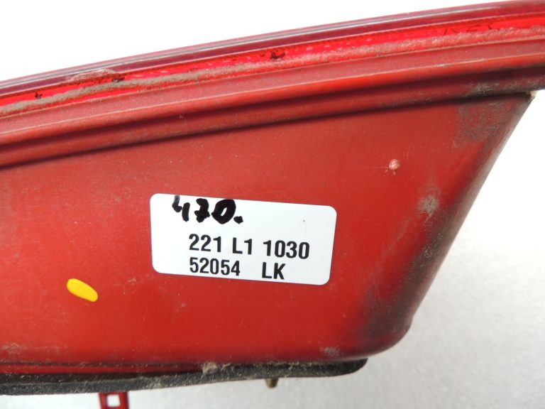 Chevrolet Lacetti J200 Hečbeks aizmugurējais kreisais iekšējais aizmugurējais apgaismojums 96551216