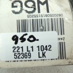 Opel Astra H akumulatora vadu instalācija 24468364 55561071 W6G Mazs defekts