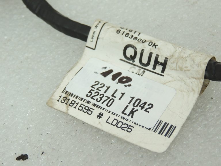 Opel Astra H aizmugurējo durvju elektroinstalācijas instalācija pa kreisi vai pa labi 13181595