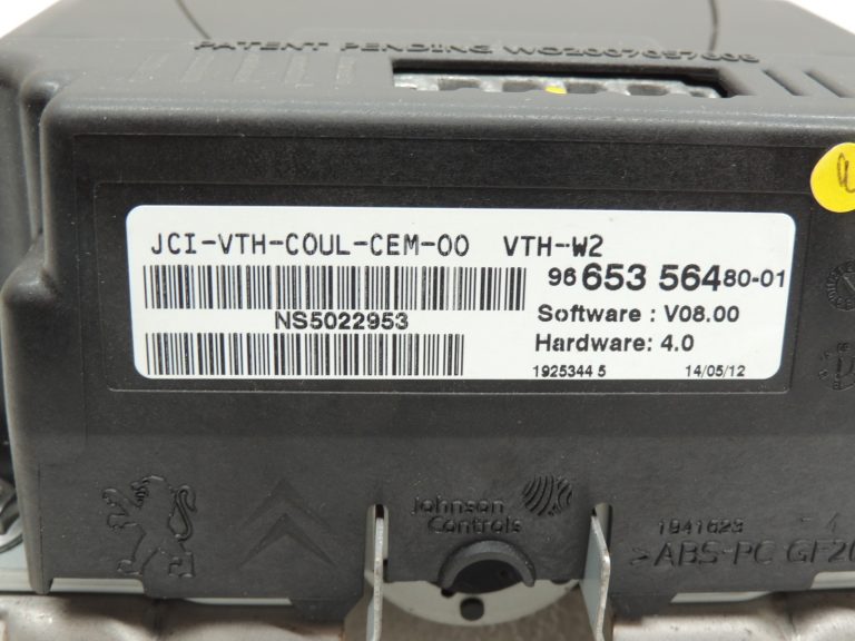 Peugeot 508 I displejs Headup 9665356480