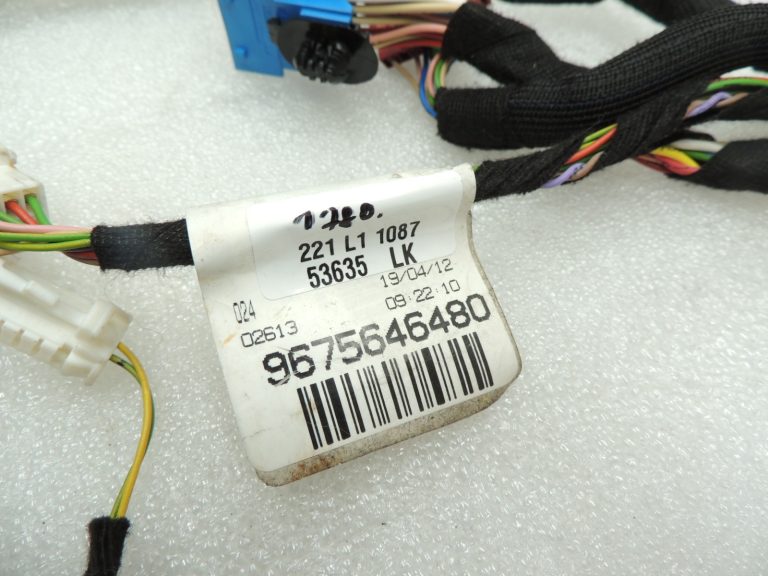 Peugeot 508 I LHD instrumentu paneļa vadu instalācija 9675646480