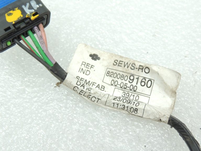Renault Kangoo II X61 Aizmugurējo kreiso bīdāmo durvju elektroinstalācijas instalācija 8200809160