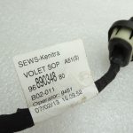 Citroen C3 II SC A51 aizmugurējo durvju elektroinstalācijas siksna bagāžnieka vākam 9689034880