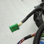 Citroen C3 II SC A51 1.2i Vti motora nodalījuma elektroinstalācijas instalācija ABS savienotājs ECU 96AP252480