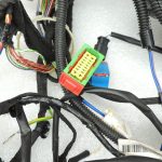 Citroen C3 II SC A51 1.2i Vti motora nodalījuma elektroinstalācijas instalācija ABS savienotājs ECU 96AP252480