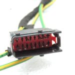 Peugeot 207 aizmugurējo durvju instalācijas siksna bagāžnieka vāks 9661147880
