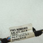 Skoda Fabia II 5J Durvju instalācija aizmugurējā kreisā labā 5J6971161N