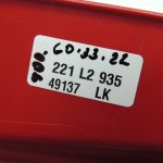 Ford fiesta VI hečbeks aizmugurējais lukturis labais aizmugurējais lukturis 8A61-13404-AE