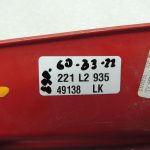 Ford fiesta VI hečbeks aizmugurējais kreisais lukturis 8A61-13405-AE