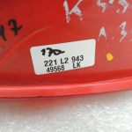 Alfa Romeo 147 (937. tips) 3 durvju aizmugurējais lukturis kreisās aizmugurējās gaismas iekšpusē 46556346