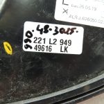 Renault Captur I 2017-2019 LED aizmugurējais lukturis aizmugurējais kreisais 265557849R