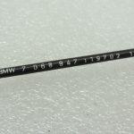 BMW 5 Z4 er E60 E61 E85 Aizmugurējo durvju slēdzene 51247197487