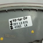 Opel Vectra C sedans aizmugurējais kreisais aizmugurējais lukturis 93174903