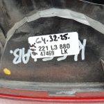 Opel Corsa D 5 durvju hečbeks aizmugurējais labais aizmugurējais lukturis 93190950