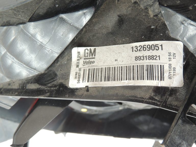 Opel Corsa D 5 durvju hečbeks aizmugurējais labais aizmugurējais lukturis 93190950