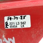 Citroen C2 aizmugurējais kreisais aizmugurējais lukturis 6350S7 kreisais aizmugurējais lukturis