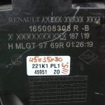 Renault Captur I J87 Gaisa filtra kaste 165008308R