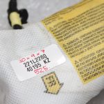 Toyota Yaris P13 Priekšējie labie sēdekļi Pasažieru sēdekļi Drošības modulis 739100D060