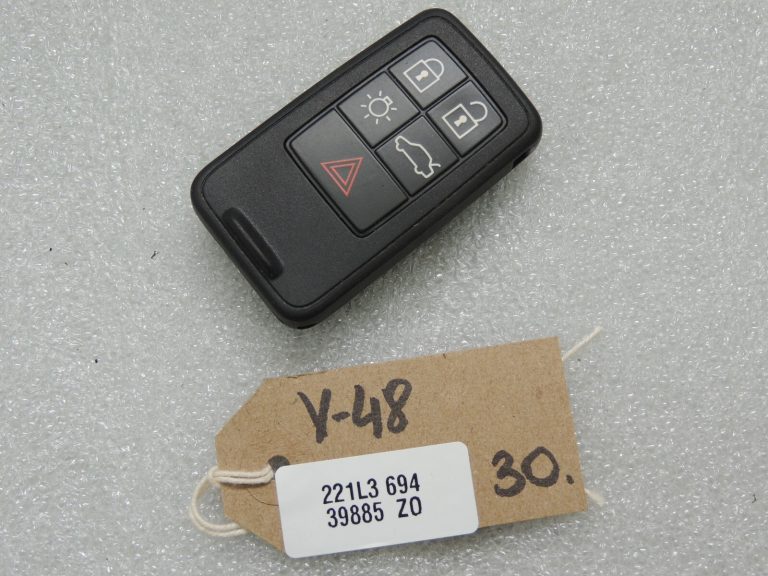Oriģināla Volvo bezatslēgas atslēga ar melnu tālvadības pulti 434 MHz 30659498