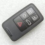 Oriģināla Volvo bezatslēgas atslēga ar melnu tālvadības pulti 434 MHz 30659498
