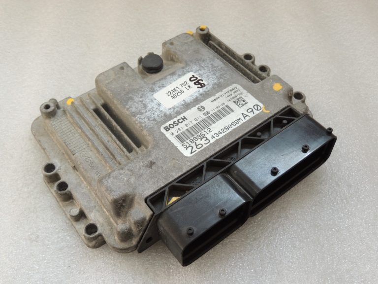 Fiat Doblo 263 1.6CDTi 66Kw 90HP Motora vadības bloks ECU 0281017011 51899612