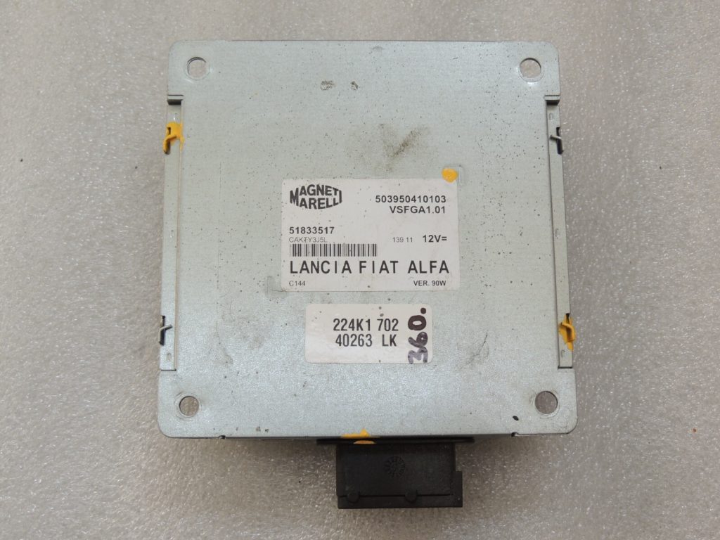 Fiat Doblo II 263 1.3CDTi vadības bloks 51833517 Start/Stop sistēma Stabilizators