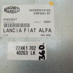 Fiat Doblo II 263 1.3CDTi vadības bloks 51833517 Start/Stop sistēma Stabilizators