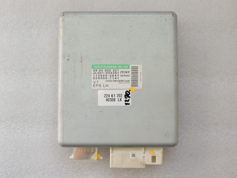 Toyota Avensis T27 stūres pastiprinātāja vadības bloks EPS LH 89650-05120 Vadības bloks