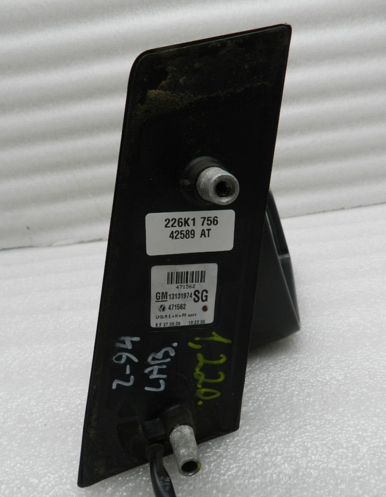 Opel Zafira B Oriģinālais ārējais spogulis Ārējais spogulis Labais 13162285