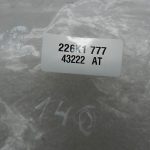 Toyota Avensis T27 oriģināls ārdurvju rokturis priekšējais labais 1G6 Grey Met