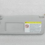 Saules aizsargs, pelēks, kreisais, ar apgaismojumu, 1K0857551N, VW Passat 3C B6-B7, Golf 5-6