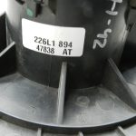 Opel Astra H oriģinālais sildītāja ventilators 93181056