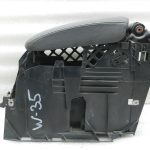VW Golf oriģinālais roku balsts sintētiskās ādas antracīta konsolē 1K0864207E