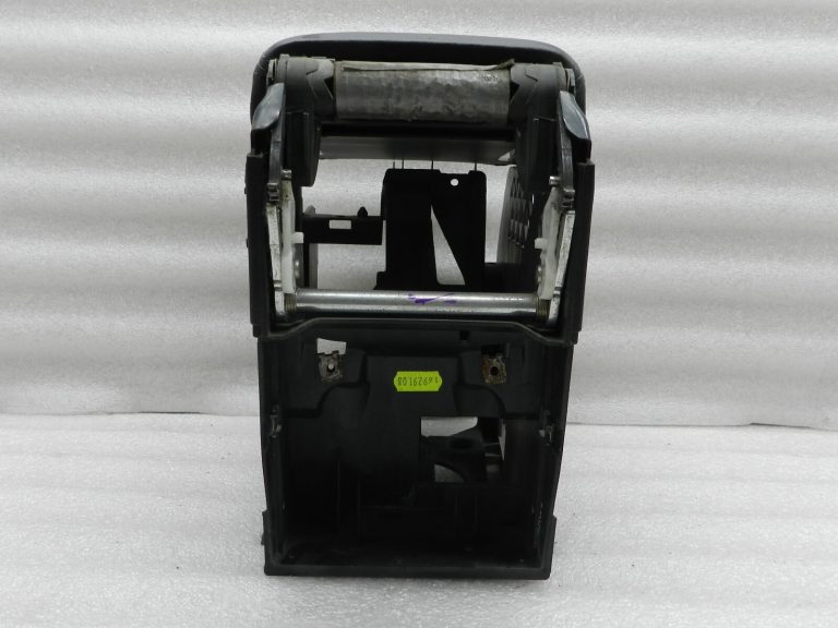 VW Golf oriģinālais roku balsts sintētiskās ādas antracīta konsolē 1K0864207E