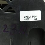 VW Golf oriģinālais roku balsts sintētiskās ādas antracīta konsolē 1K0864207E