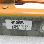 VW Caddy oriģinālās vāka eņģes pārsega eņģes kreisā, oranžā krāsā